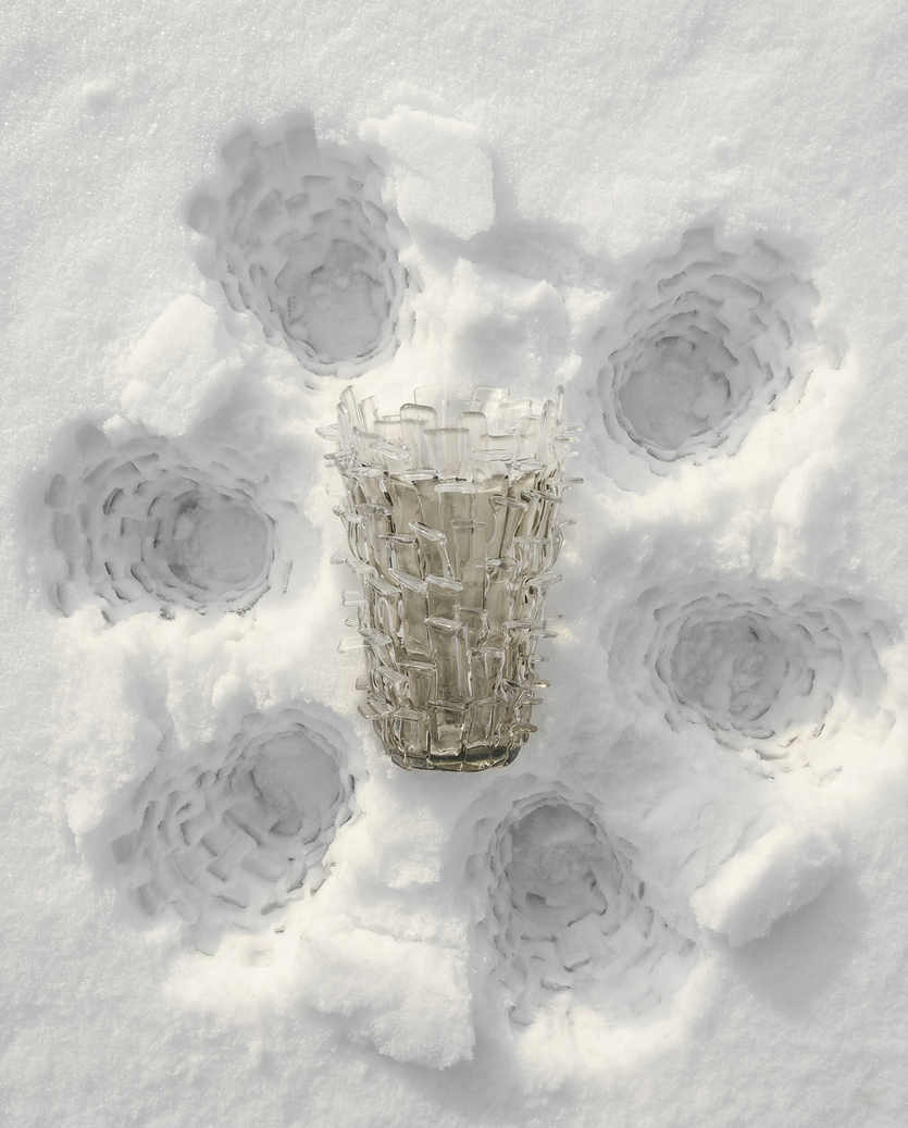 Дизайн по погоде: «снежная» коллекция стекла