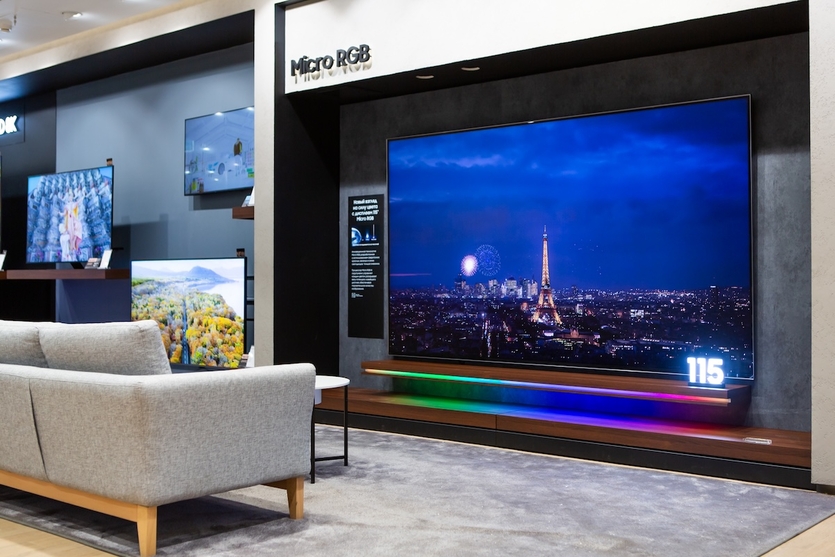 Новинка в Samsung Galaxystore: Micro RGB телевизор