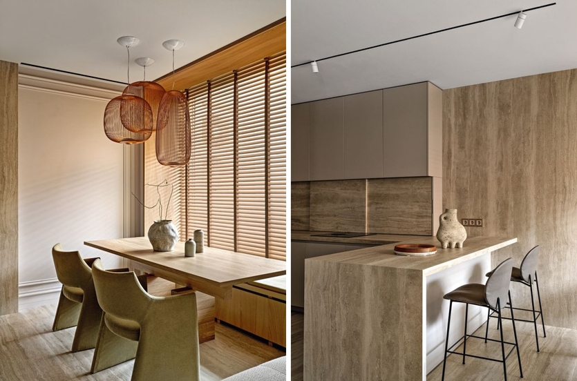 Элегантность вне времени: двухуровневая квартира в Москве