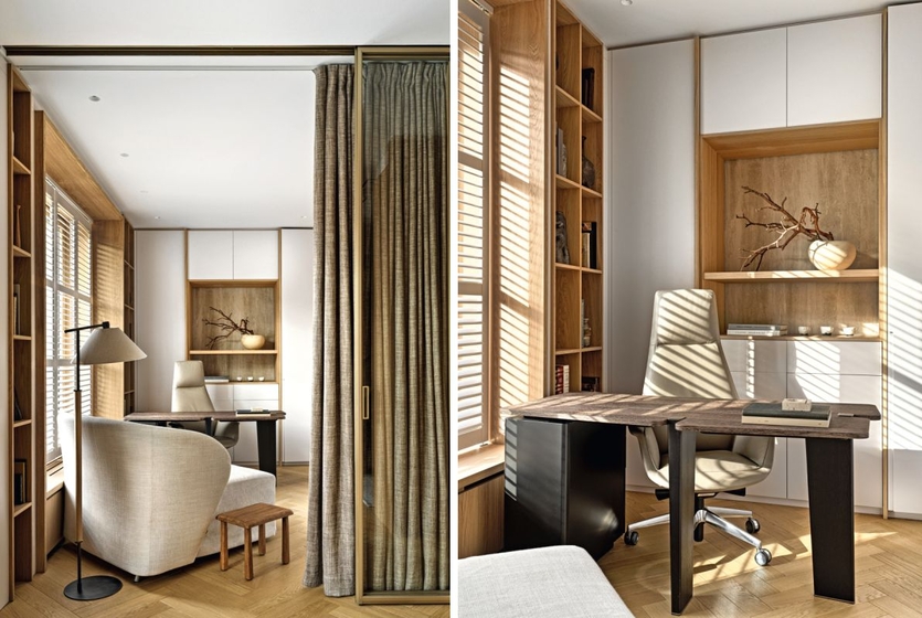 Элегантность вне времени: двухуровневая квартира в Москве