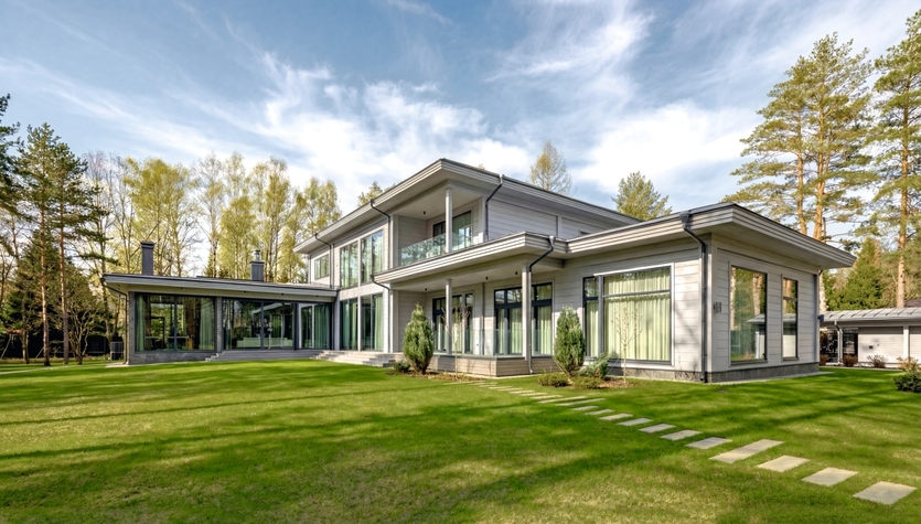 Интерьер с обложки: деревянный дом с необычной обстановкой