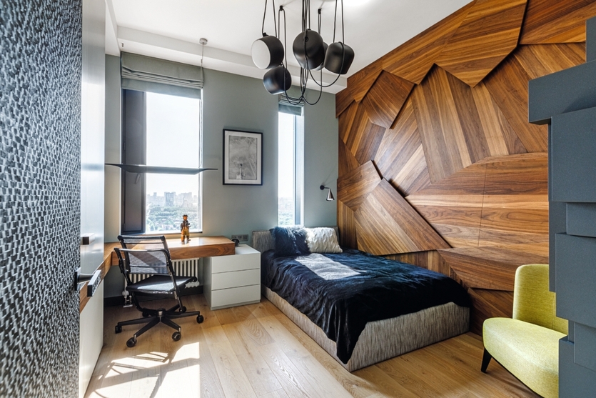 Квартира как загородный дом: современный интерьер для семьи