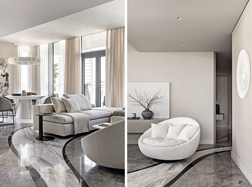 Прибрежный модерн: светлая семейная квартира в Дубае