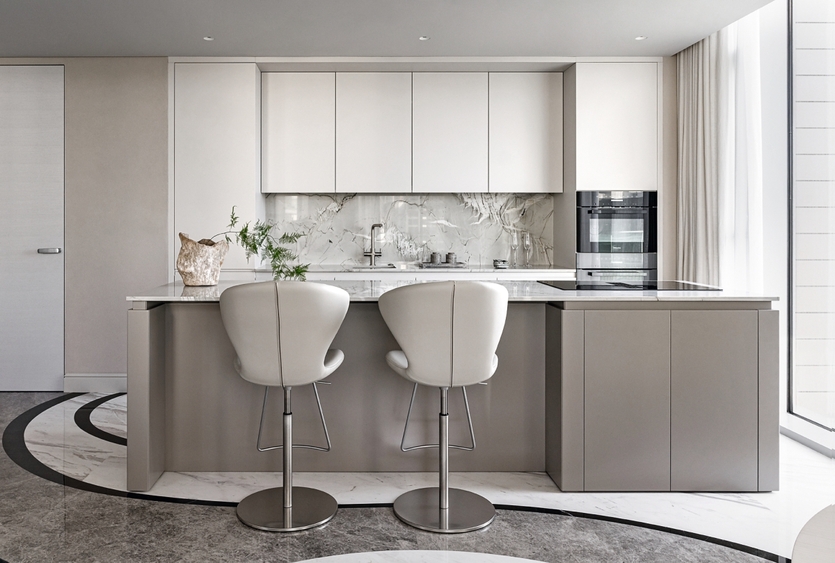 Прибрежный модерн: светлая семейная квартира в Дубае