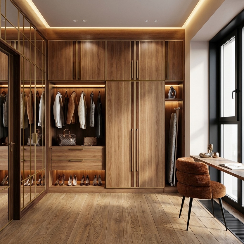 Стильная и функциональная гардеробная: 5 идей, как ее оформить