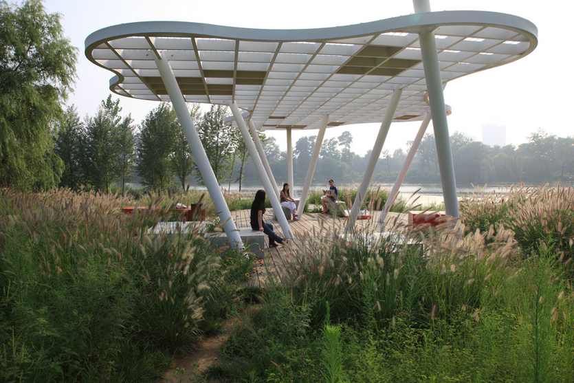 Интерьер на открытом воздухе: ландшафтная концепция парка Тангхэ