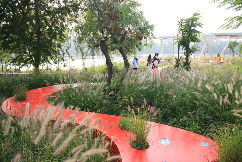 Интерьер на открытом воздухе: ландшафтная концепция парка Тангхэ