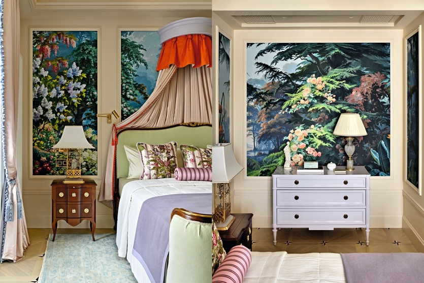 «Дворцовый» интерьер в современной квартире для семейной пары