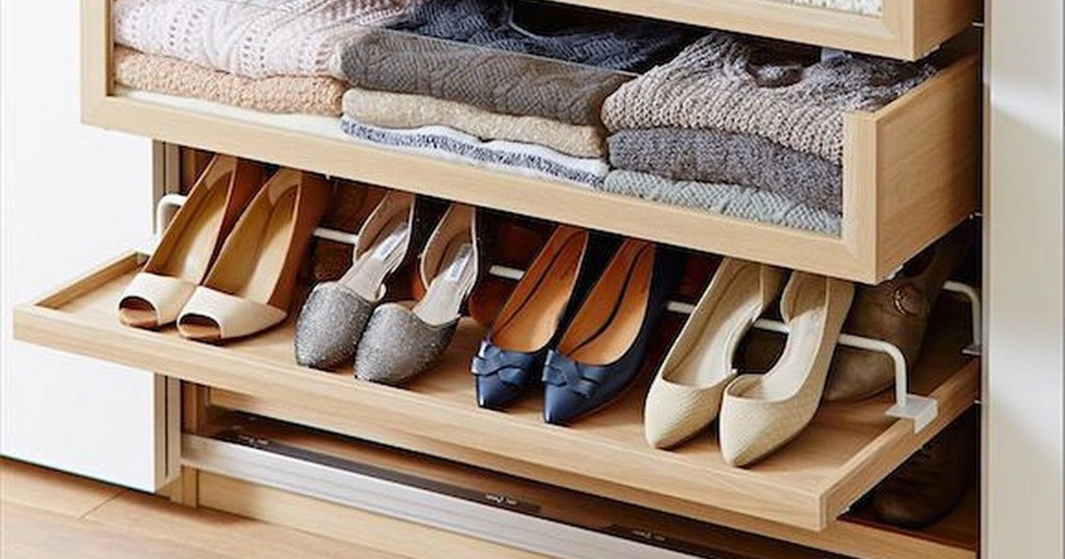 Хранение обуви: практичные и оригинальные идеи для гардеробной и прихожей